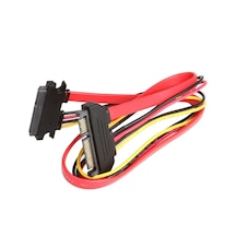 1 Metre SATA 22 Pin (7+15) Erkek Dişi Veri ve Güç Combo Uzatma