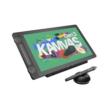 Tr Kamvas 16 Gen 3 Ekranlı Çizim Tableti, 15,8 İnç 2,5 K Qhd Sanat Tableti, Tam Lamine Parıltı Önleyici Camlı,
