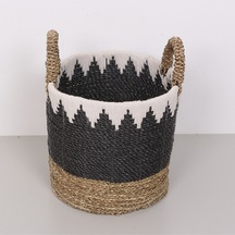 Çeşme 31x30x38 Cm. Muz Lifi El Yapımı Sepet M Mix