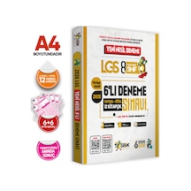 2026  8.Sınıf Yeni Sistem LGS İlk Dönem Konularını Kapsayan SARMAL 6lı Deneme Paketi Dijital Çözümlü
