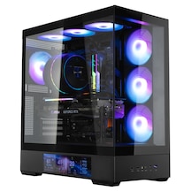 Zalman P40 Ds 4 Argb Fan Mid Tower 9.1 Lcd Ekranlı Gaming Oyuncu Bilgisayar Kasası