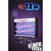 Çelik Kasalı 12w Sinek Öldürücü Cihaz Sivri Karasinek Kelebek Uv Led Lamba