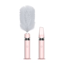 Sones Dy701 3'ü 1 Arada Elektrikli Tüy Toplayıcı Elde Taşınabilir Teleskopik Toz Temizleme Fırçası Pembe