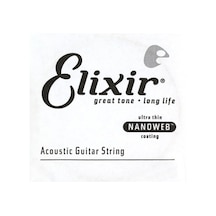 Elixir 15130 Nanoweb Bronze Tek Akustik Gitar Teli 30