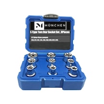 Lokma Takımı 9 Parça 1/2 E-torx Set
