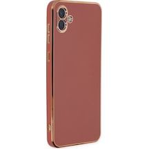 Samsung Galaxy  Uyumlu - A04 Kılıf Volet Silikon - Kırmızı