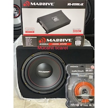Soundmax Sx-fc12 30cm Paket Massive 4kanallı Anfi 3000w Plc Kablo