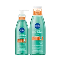 Nivea Derma Skin Clear Gel 150 Ml + Clear Tonic 200 Ml 3 Adet