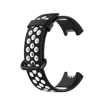 Ekılıf - Xiaomi Redmi Watch 2 Lite Uyumlu - Kordon Silikon Kordon Krd-02 - Siyah-gri