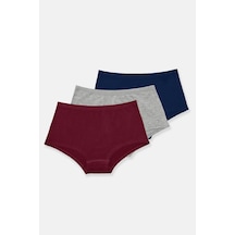 Lacivert - Gri - Bordo