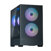 Zalman P30 Aır Black Atx Mıd Tower Sıyah Kasa 1xusb 3.0, 1xusb Type-c, 1xmikrofon, 1xkulaklık, 3x140mm Argb Fan