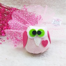 Peluş Baykuş Kız Bebek Doğum Hediyelik Yeni 30 Adet