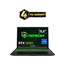 Monster Abra A5 V20.6.4 i7 13620H 16 GB 1 TB SSD 4 GB RTX3050 15.6" Dos Dizüstü Bilgisayar