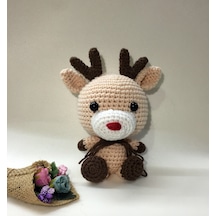 Amigurumi Sevimli Geyik Sağlıklı Oyuncak El Örgüsü