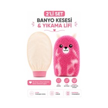 Banyo Duş Kesesi ve Duş Lifi Baby Banyo Keyfi 2li Set