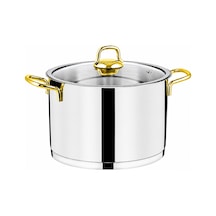 Anna Gold Derin Tencere 28cm 10 Lt Gri