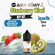 Strawberry Kiwi Dıy Kit Çilek Kivi Gıda Aroması %20 Oranda Aroma İçerir Hazır Değildir 30 Ml