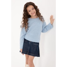 U.s. Polo Assn. Kız Çocuk Mavi Sweatshirt 50317904-vr036 Mavı