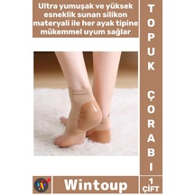Çorap Anti Çatlama Ayak Bakım Jeli Yumuşatıcı Esnek Unisex Etkili Silikon Topuk Nemlendirici Çorap