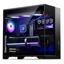 Phanteks Xt V5 Lcd Bilgisayar Kasası, Midi-tower, 4x Argb Fan Atx, 7 Inç Lcd, Temperli Cam - Siyah