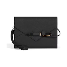 Montblanc Orta Boy Zarf Kapaklı Defter Kılıfı 137127 Siyah