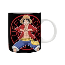 One Piece Baskılı Seramik Beyaz Kupa