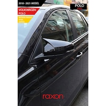 Volkswagen Polo Mk6 Batman & Yarasa Ayna Kapağı Parlak Piano Black Sport