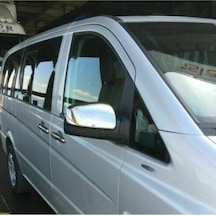 Mercedes Vito W639 Facelift Uyumlu 2010-2014 Krom Ayna Kapağı 2 Parça Paslanmaz  Çelik