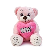 Pembe Love Kalpli Hollywood Pelüş Sevimli Ayıcık,doldurulabilir Oyuncak,love Kalpli,aşık Ayıcık,sevgilier Günü Ayı,kawaii, Açık Bej