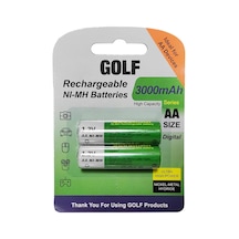 ŞARJLI PİL AA KALEM 3000MAH 3000 SERIES NI-MH (2 ADET) GOLF