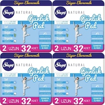 Sleepy Natural Günlük Ped Uzun 128 Adet Ekonomik