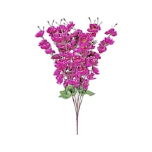 Nettenevime Yapay Çiçek Bahardalı Japon Kiraz Çiçeği 7 Dallı 57cm Mor Çok Renkli