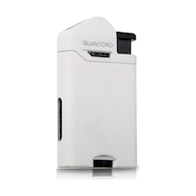 Quantoro Metal Jet Çakmak Matte White Çok Renkli