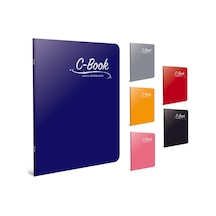 Gıpta C Book Tel Dikiş Pp Kapak Defter A5 60 Yaprak Çizgili 6'lı Çok Renkli