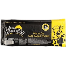 Gündoğdu Tam Yağlı Taze Kaşar Peyniri 500 G - Doğal Ve Tam Kıvamında Kahvaltılık Lezzet