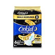 Orkid Max Koruma Gece Ekstra No:6 8li