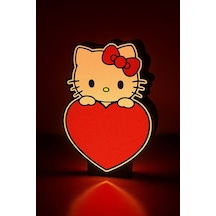 Hello Kitty Kalp Tasarımlı Gece Lambası Çok Renkli