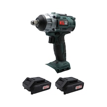 Klpro KLSS18B-20 18 V 2.0 Ah Li-ion Çift Akülü Kömürsüz Profesyonel Somun Sıkma Makinesi