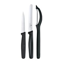 Soyacak, Soyma Ve Domates Bıçağı Seti Siyah
