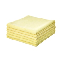 Mikrofiber Temizlik Bezi Pro Sarı 40x40 Cm - 25 Adet Şeffaf