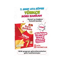 7. Sınıf Türkçe Ata Süper Soru Bankam Yeni