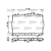 VALEO 732488 Su Radyatörü Accent 95-00 1.3 1.5 Mt Excel 95-