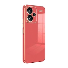 Redmi Note 13 Pro Plus Kılıf Volet Silikon - Kırmızı Bz8683140710651