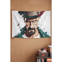 Breaking Bad Walter White Dekoratif Duvar Örtüsü Duvar Halısı Beyaz