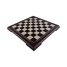Helena Wood Art Masif Ahşap Koyu Satranç Tablası