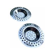 Paslanmaz Lavabo Gider Süzgeci Ve Lavabo Filtresi 2 Adet Metal Diğer