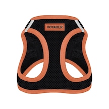 Voyager Step-in Air Dog Koşum Takımı - Tarafından Küçük Ve Orta Boy Köpekler İçin Tüm Hava Koşullarına Uygun Örgü Yelek Koşum Takımı - Turuncu Kesim, Xs Çok Renkli