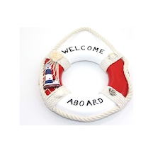 Ahşap Marin Duvara Asmalı Simit Karışık Renk