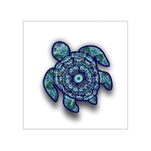 Sevimli Deniz Kaplumbağası Sticker Yapıştırma 10Cm Model2