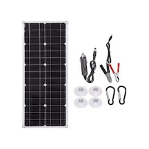 30w 18v Yarı Esnek Güneş Paneli Açık Hava Güneş Şarj Paneli Usb Cep Telefonu Şarj Cihazı